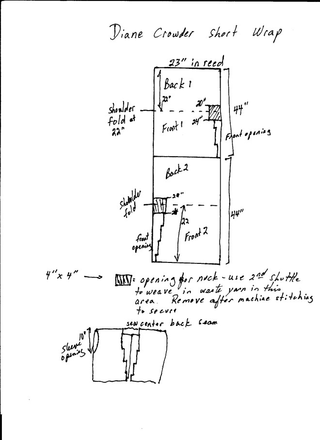 short wrap weave plan